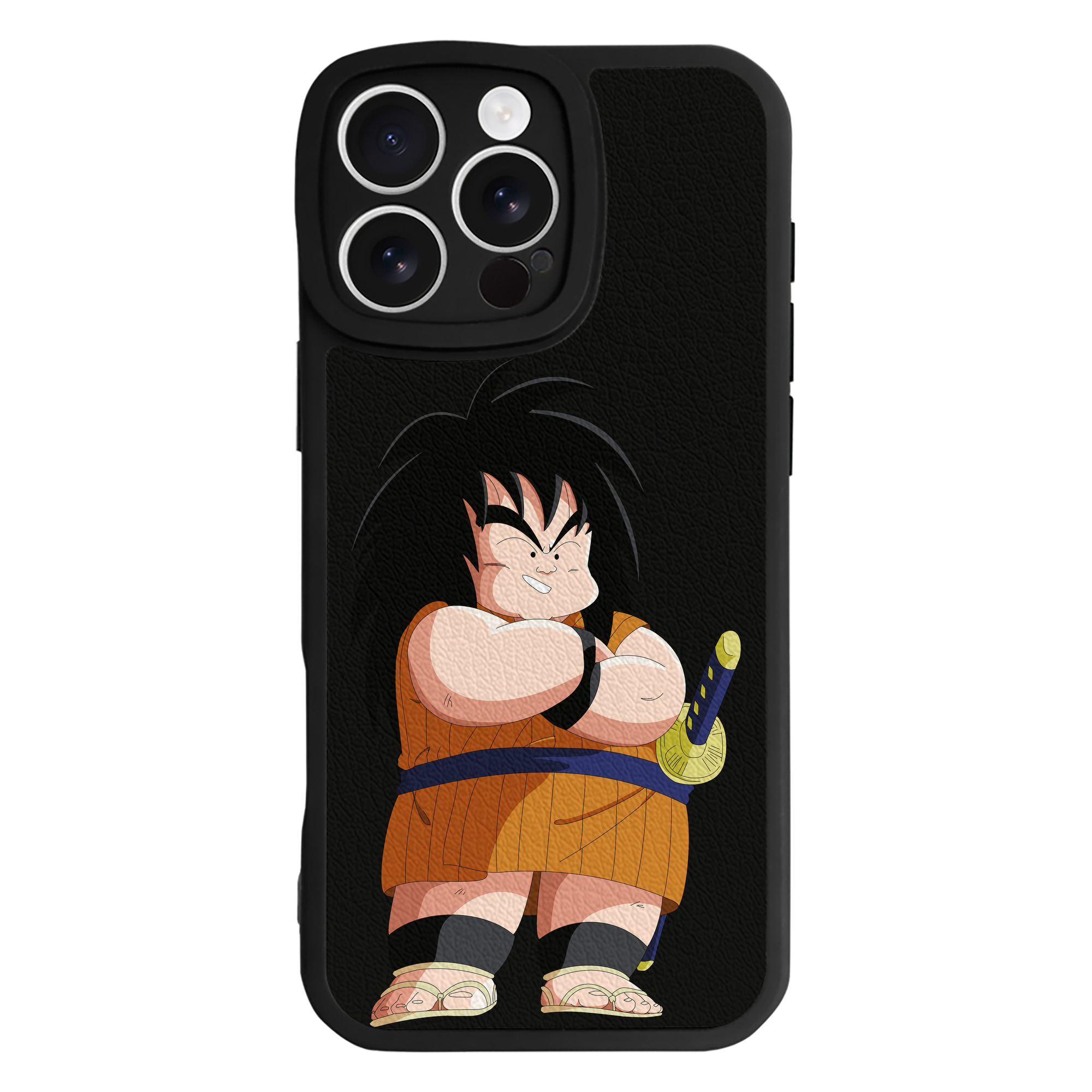 （画像用） ドラゴンボール やじろべえ DRAGON BALL Yajirobe 【iPhone 16シリーズ対応】シリコンスマホケース（レザー調） 材質：シリコン